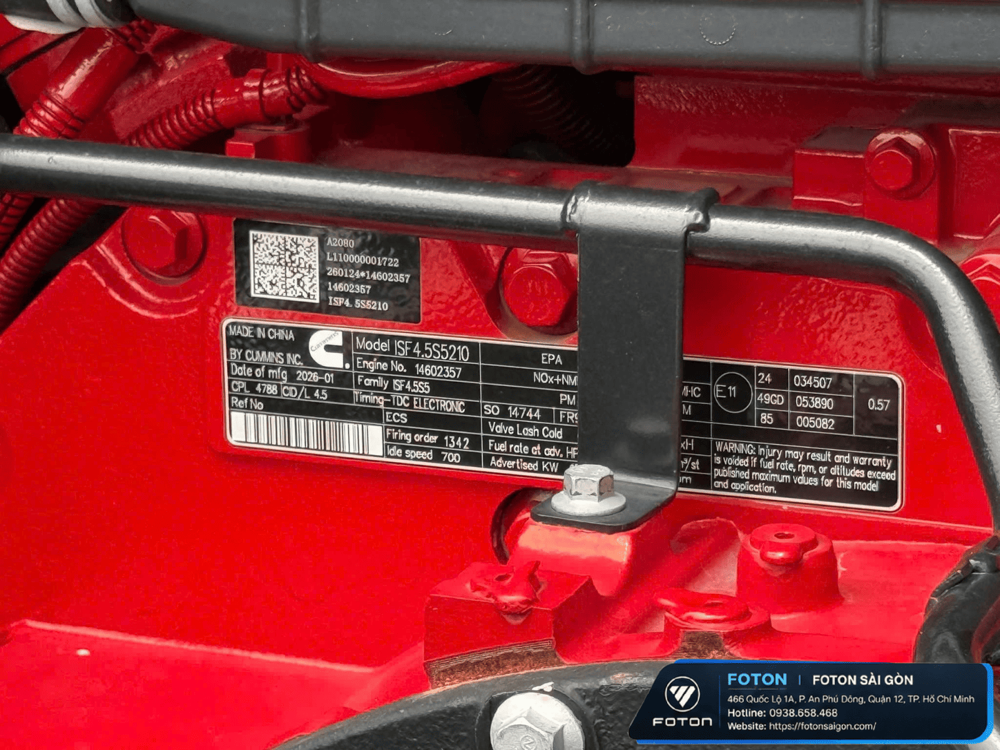 ĐỘNG CƠ FOTON AUMARK S150
